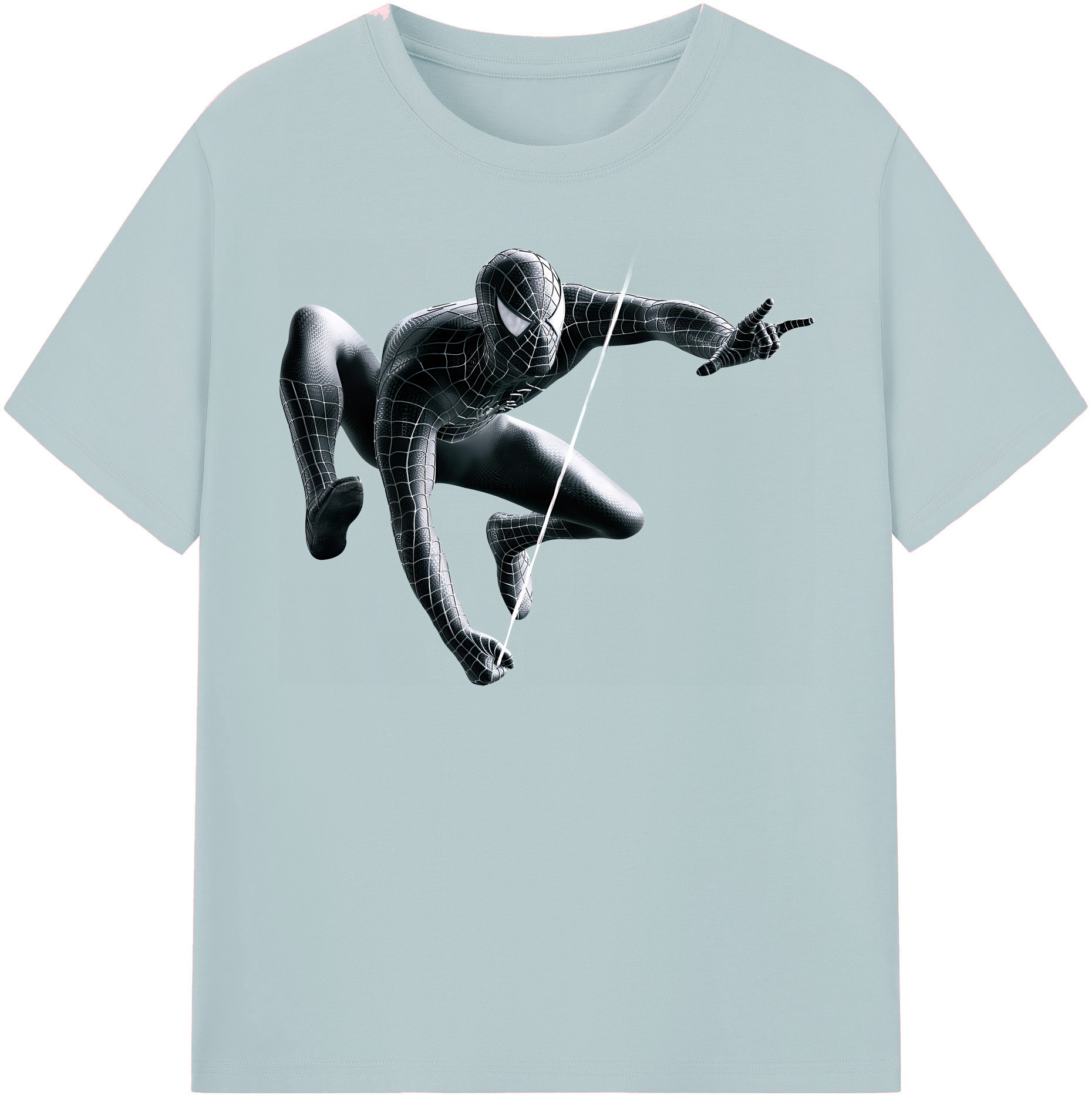 （画像用） Spider Man スパイダーマン 綿100％半袖Tシャツ（フロントプリント）